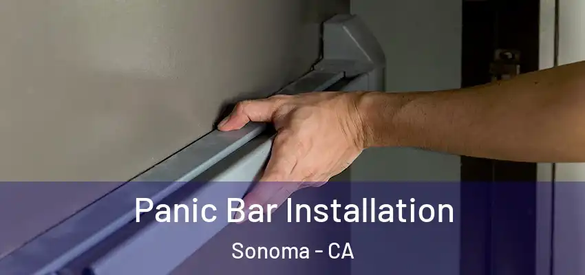 Panic Bar Installation Sonoma - CA